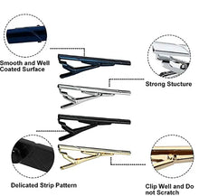 Load image into Gallery viewer, 4 Pack Classical Regular Tie Clip Set Men&#39;s  Accessories
