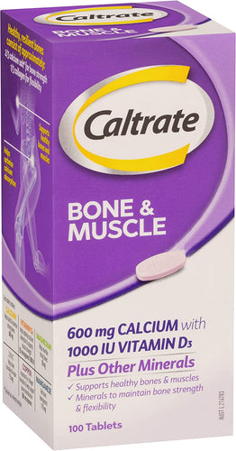 Bone & Muscle, with Calcium and Vitamin D3, 100 Tablets