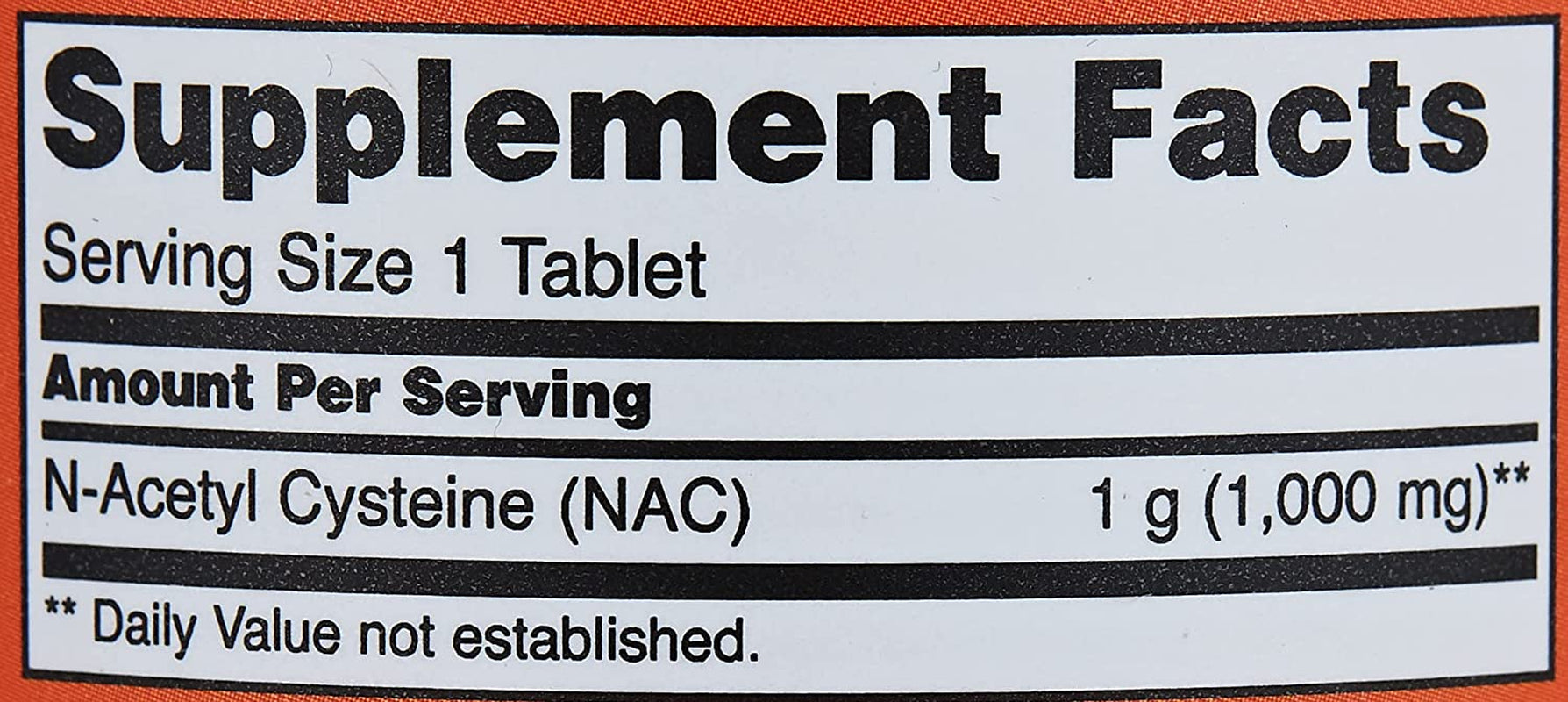 N-Acetyl-Cysteine 1000 Mg, 120 Tablets