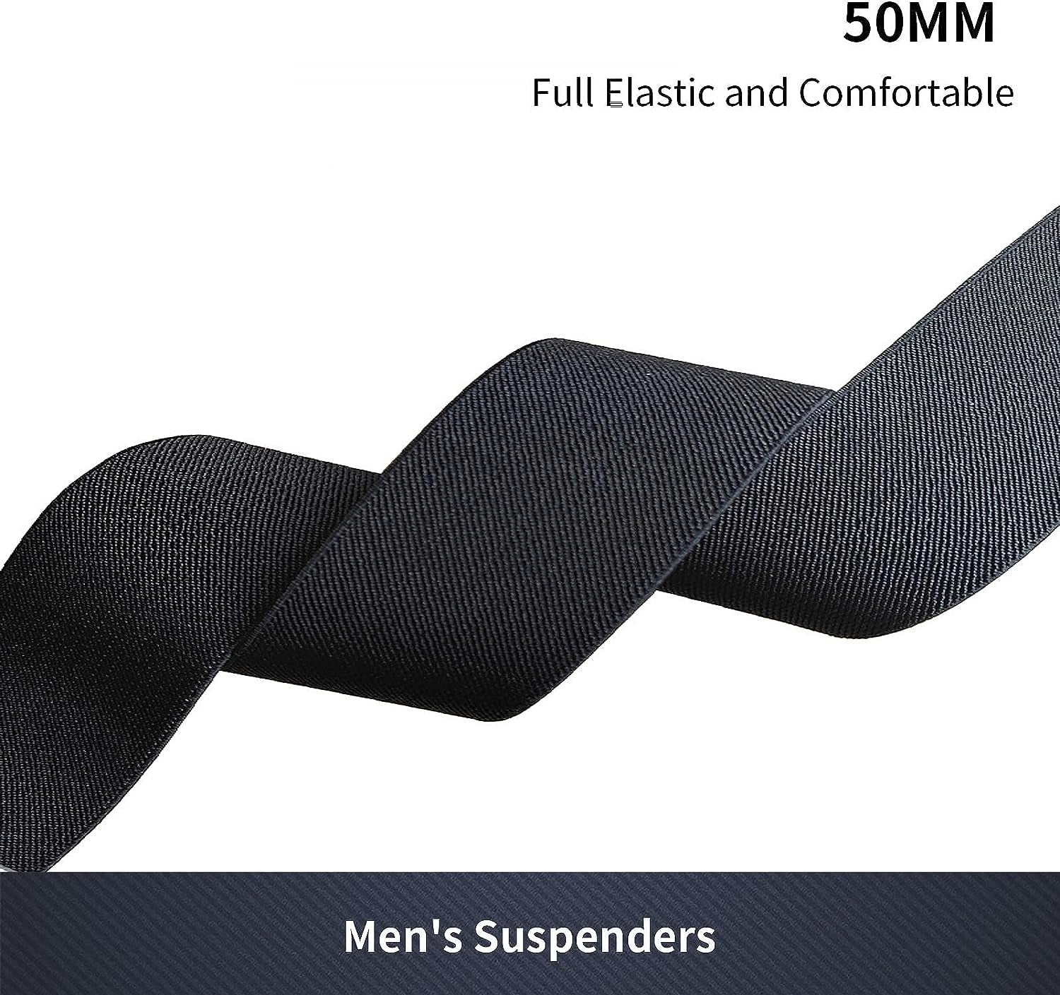50Mm Extra Wide Heavy Duty 4 Buckles Stripe X Back Durable Elastic Adjustable Suspenders Strong Metal Clips Heavy Duty Men Braces