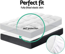 Load image into Gallery viewer, Queen Prime Pillowtop Mattress Topper Underlay Pad Mat Cover Q

