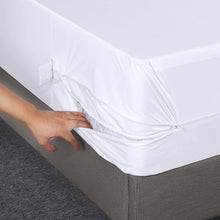Load image into Gallery viewer, Zippered Mattress Encasement Full - 100% Waterproof and Bed Bug Proof Mattress Protector - Absorbent, Six-Sided Mattress Cover
