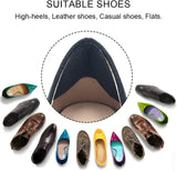 Dr. Foot'S Heel Grips for Men and Women, Self-Adhesive Heel Cushion Inserts Prevent Heel Slipping, Rubbing, Blisters, Foot Pain, and Improve Shoe Fit (Black)