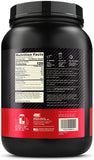 Gold Standard 100% Whey Protein Powder, Vanilla Ice Cream, 907G