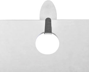 Fogless Shower Mirror Large Size with Suction Hook and Adhesive Hook Perfect for Shaving