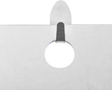 Fogless Shower Mirror Large Size with Suction Hook and Adhesive Hook Perfect for Shaving