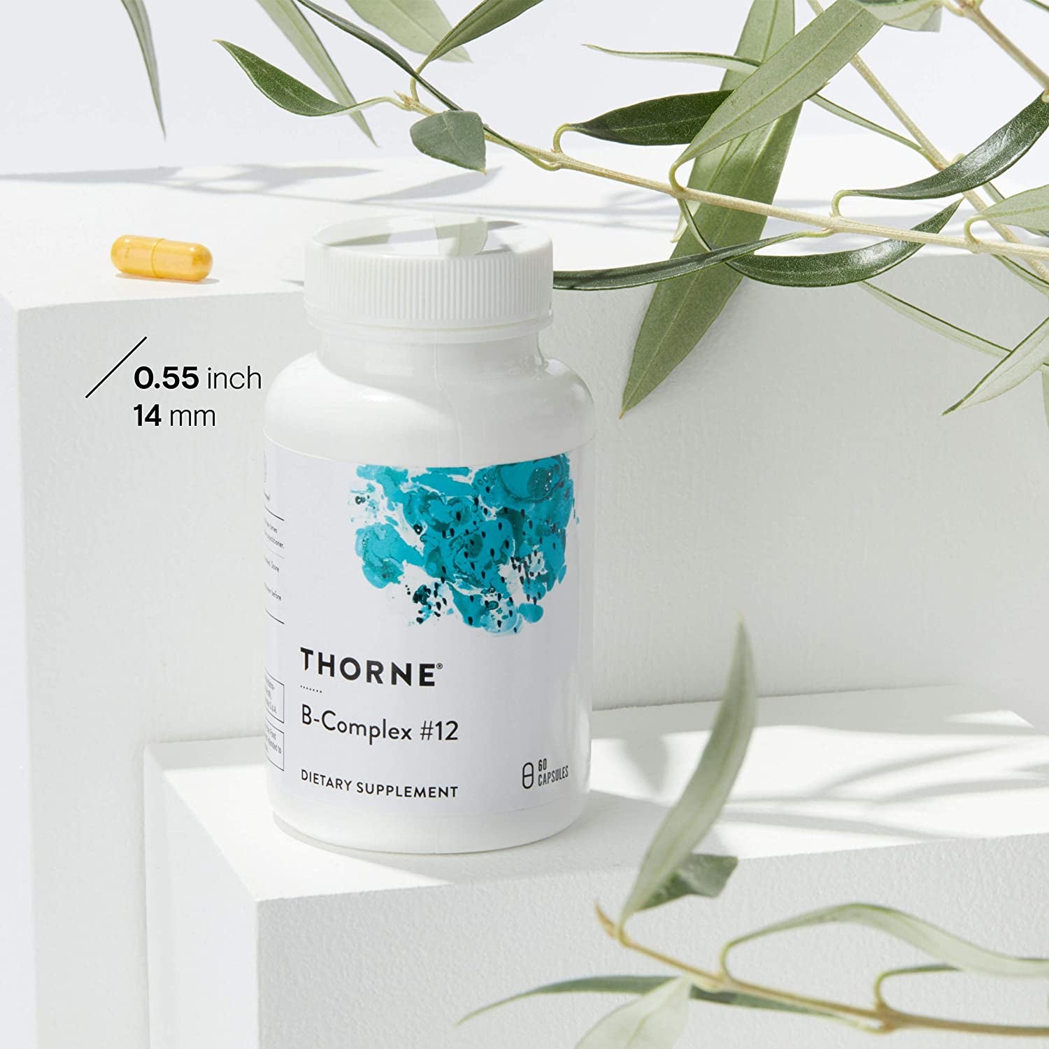 - B-Complex 12 - Vitamin B Complex with Active B12 and Folate - 60 Capsules