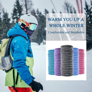 Neck Warmer Gaiter Ski Winter Balaclava for Men and Women, Winter Face Mask Scarf Tube Cover Bandanas for Windproof Winter Motorcycle Skiing