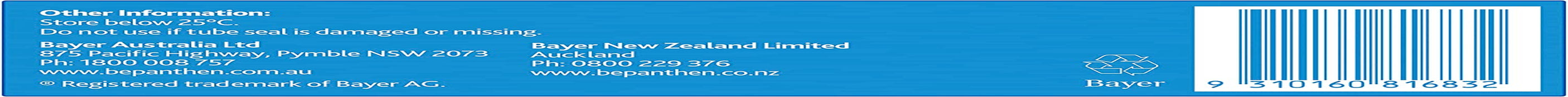 Antiseptic Soothing Cream for Cuts, Bites & Stings, Chafed Skin, Cracked Skin, Scalds and Sunburn, 100 G