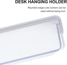 Load image into Gallery viewer, Self Adhesive under Desk Drawer Slide Out Drawer under Mount Desk Drawer Office Organizer Storage Drawers White
