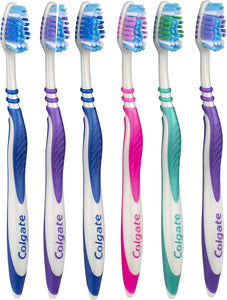 Zig Zag Manual Toothbrush, Value 6 Pack, Soft Bristles, Interdental Reach