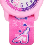 Kid'S Analog 28 Mm Elastic Fabric Strap Watch