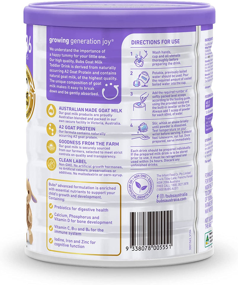 Easy-Digest Goat Milk Toddler Drink, Stage 3, 800 G