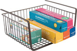 York Lyra Metal under Shelf Basket, Bronze