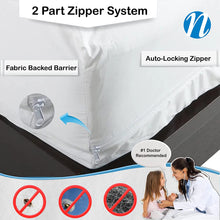 Load image into Gallery viewer, 100-Percent Cotton Dust Mite &amp; Allergy Control Mattress Protector, Cotton, White, California King

