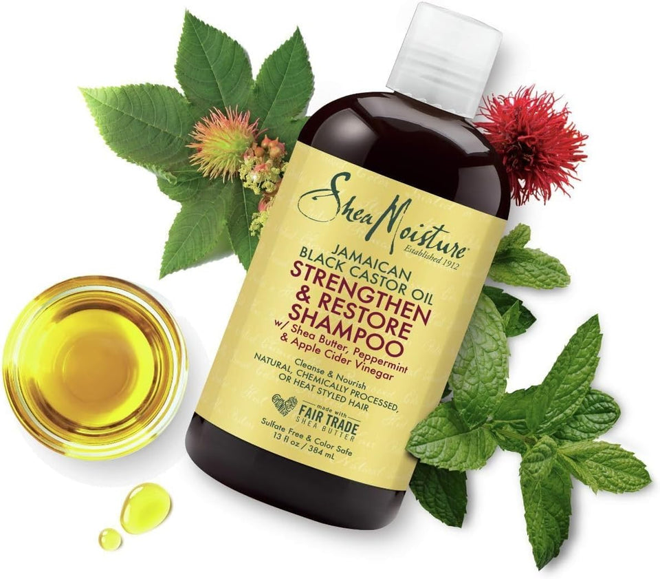 Jamaican Black Castor Oil Strengthen and Restore Shampoo, 384 Ml