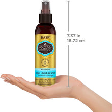 Load image into Gallery viewer, Argan Oil 5-In-1 Leave-In Conditioner Repairing for All Hair Types, Color Safe, Gluten/Sulfate/Paraben-Free, White, 175 Ml
