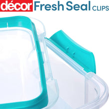 Load image into Gallery viewer, Décor 231800-006 Match-Ups Clips | Food Storage Pantry Container | Ideal for Meal Prep | BPA Free | Dishwasher, Freezer &amp; Microwave Safe, Blue, 600Ml
