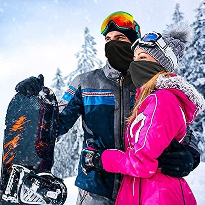 Neck Gaiter Fleece Neck Warmer Snood Tube Balaclava Scarves Scarf Ski Cycling Winter Warm