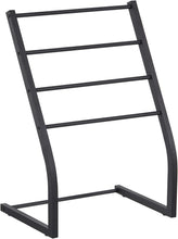 Load image into Gallery viewer, Towel Racks for Bathroom, Free Standing Towel Rack, 4 Tier Metal Towel Bar Stand for Bathroom, Blanket Ladder Holder, Drying and Display Rack for Oversized Bath Towel, Pool Towel Racks Outdoor

