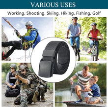 Load image into Gallery viewer, Men&#39;S Micro-Elastic Belts with Plastic Buckle for Work Sports, Easy Trim to Fit 27-46&quot; Waist
