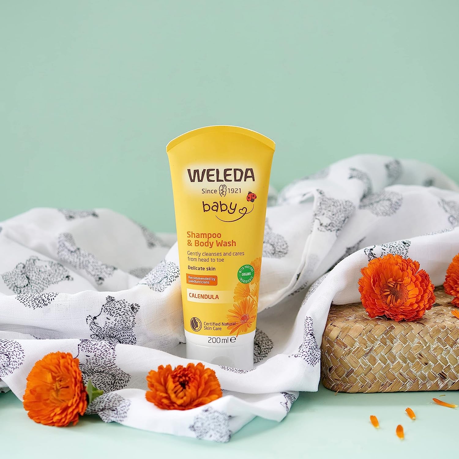 Calendula Shampoo and Body Wash, 200Ml