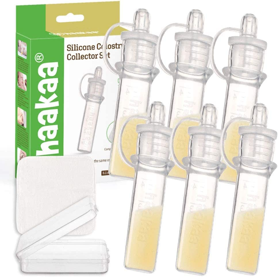 Silicone Colostrum Collector Set, Clear
