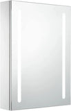 LED Bathroom Mirror Cabinet Decorative Home Indoor Interior Washroom Vanity Toilet Wall Wall-Mounted Mirror Furniture 50X13X70 Cm