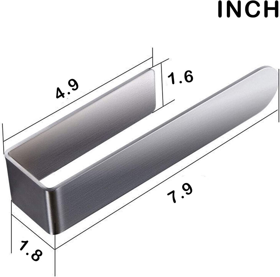 Hand Towel Holder/Hand Towel Ring - Self Adhesive Bathroom Towel Bar Stick on Wall, SUS 304 Stainless Steel Brushed