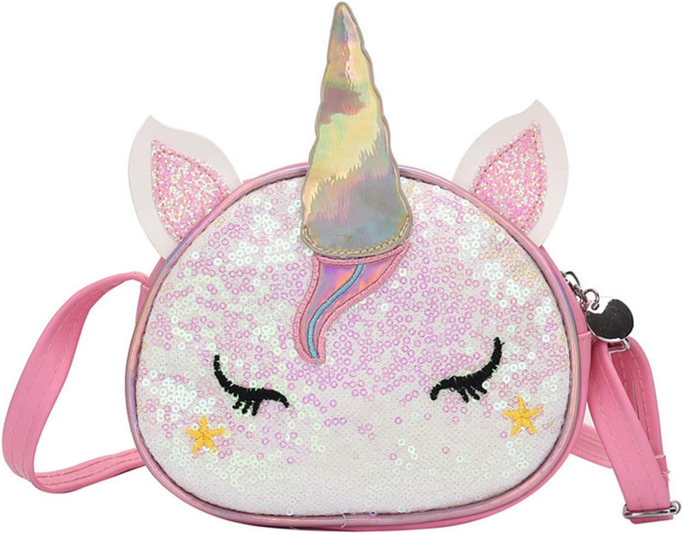 Little Girls Cute Unicorn Crossbody Purse