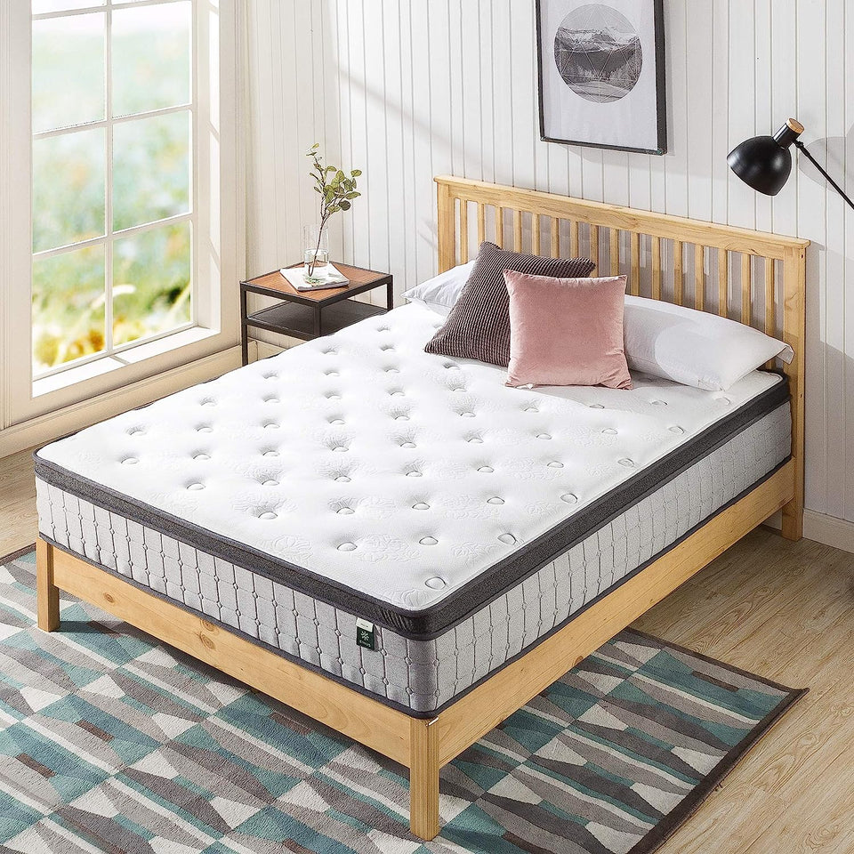 Support plus Queen Mattress | Icoil Pocket Springs Eurotop/Firm Plush Foam | 10Yrs Warranty | Medium Feel Bed