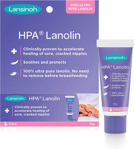 HPA Lanolin Nipple Cream, 15 Grams