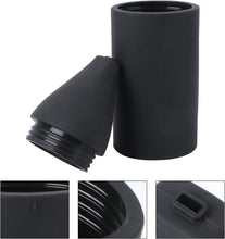 Load image into Gallery viewer, Travel Toiletries Containers Empty Silicone Bottle Squeeze Dispenser Refillable Bottle Dish Washing Detergent Hand Soap (Black) Travel Lotion Container
