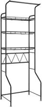 Load image into Gallery viewer, 3-Tier over Toilet Washing Machine Shelf Steel Freestanding Bathroom Rack Laundry Shelf Storage Organizer
