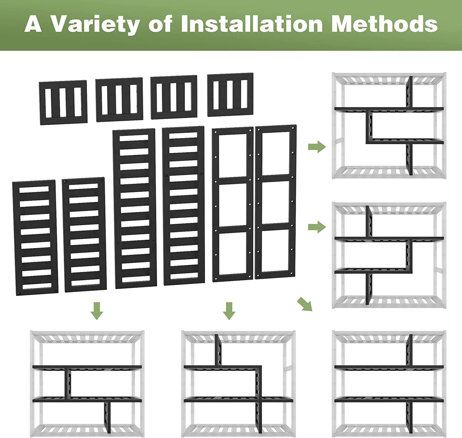 Bathroom Organizer over Toilet,Plant Stands for Indoor Plants,3 Tier Floating Shelves for Bedroom, Living Room, Bathroom and Kitchen