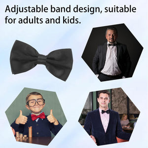Elegant Pre-Tied Adjustable Men'S Bow Tie for Boys