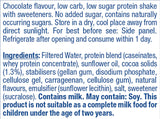 Low Carb Protein-Rich Shake Smooth Chocolate Drink 330Ml, Pack of 6