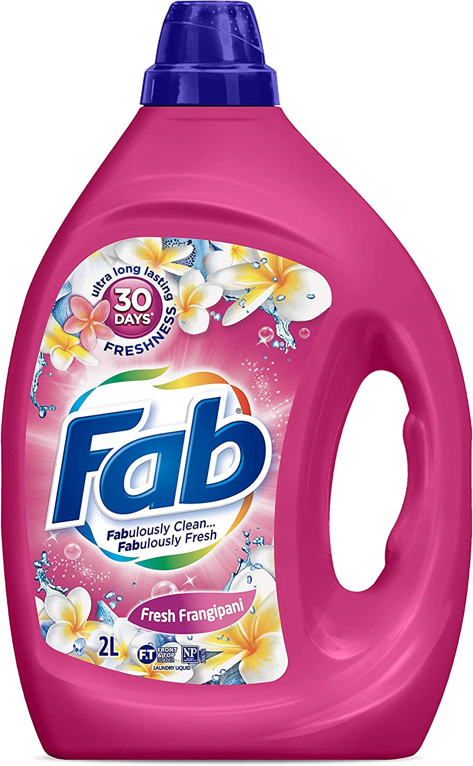 Fresh Franpipani, Liquid Laundry Washing Detergent, (Packaging May Vary), 2 Liters