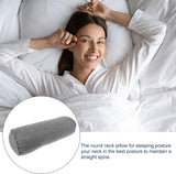Round Neck Pillows round Cervical Roll with Removable Washable Cover Neck Roll Pillows Lumbar Pillow Ergonomically Designed for Head Neck Back Legs
