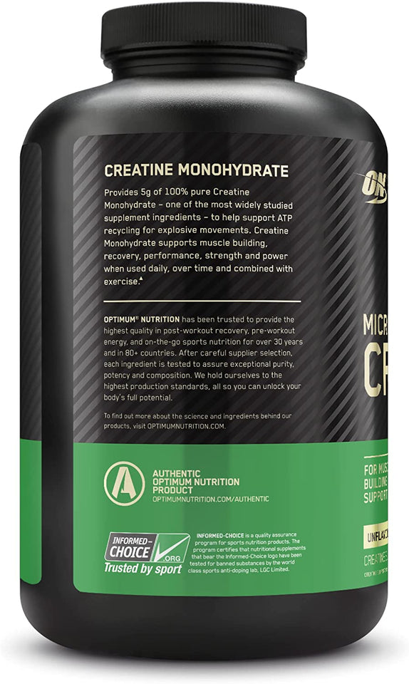 Creatine Powder, Unflavored, 600G