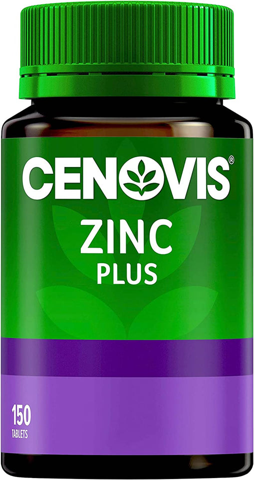 Zinc plus General Wellbeing - Supports Skin Health - Maintain Healthy Immune System Function, 150 Tablets