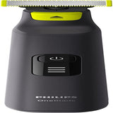 Oneblade Pro Face Shaver Trimmer with Rechargeable 90Min Li-Ion Battery, 1 Hour Charge Time, 14-Length Precision Comb and LED Digital Display, Chrome, QP6530/15