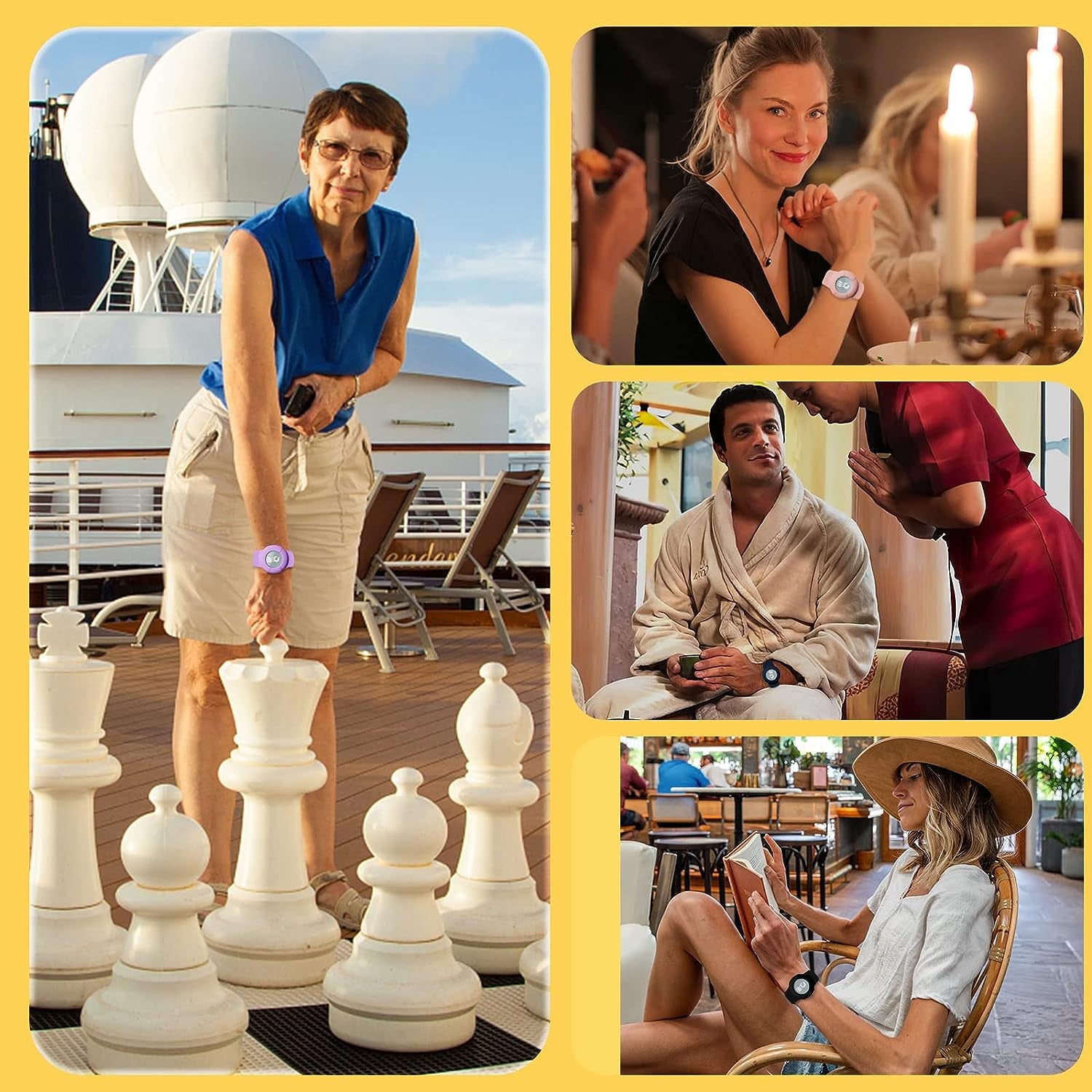 Bracelet for Princess Cruise Medallion Holder, Silicone Watch Band Compatible with Carnival Ocean Medallion, Adjustable Strap for Women Girls Kids Children