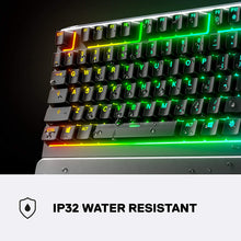 Load image into Gallery viewer, Apex 3 Whisper Quiet IP32 Water &amp; Dust-Resistant Gaming Keyboard - Prism 10-Zone RGB Illumination - Premium Magnetic Wrist Rest
