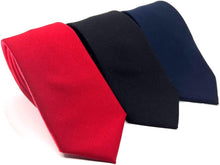 Load image into Gallery viewer, Mens Black Slim Skinny Wool Tie Necktie Wedding Present
