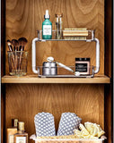 2 Level Spice Organiser, Clear/Grey Small