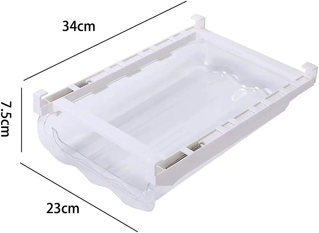 Egg Holder for Refrigerator Drawer,  Egg Tray Storage for Refrigerator, Hangable Egg Dispenser, Plastic Egg Containers Box, save Space, for Fridge Organiser Kitchen Organisation (Capacity 21 Eggs)