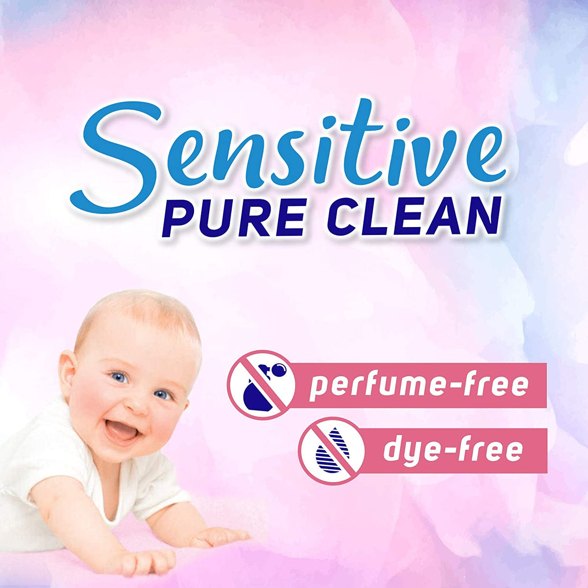 Sensitive Pure Clean, Liquid Laundry Detergent, Fragrance Free and Dye ...