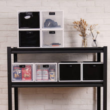 Load image into Gallery viewer, Lockable Box Large Capacity, Locking Box for Medicines, Premium Material Lockable Storage Bin Organizer Box for Fridge Food/Snacks/Phone/Tablet Jail(Black)
