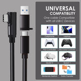 For Oculus Quest 2 Link Cable, 20Ft VR Headset Cable for Oculus Quest 2 / Quest 1, USB 3.0 Type C to C，Compatible for Oculus Quest 2/1 Data Transfer Charging Cord for Gaming PC…